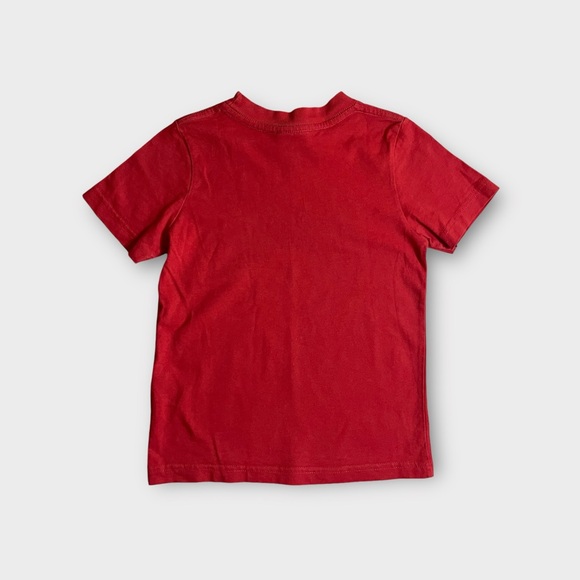 Mini Boden Ampersand Star & Stripe Graphic Red Shirt - Picture 3 of 4